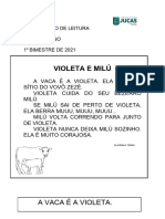 1º-DIAGNÓSTICO DE LEITURA E ESCRITA 2021 1°ano