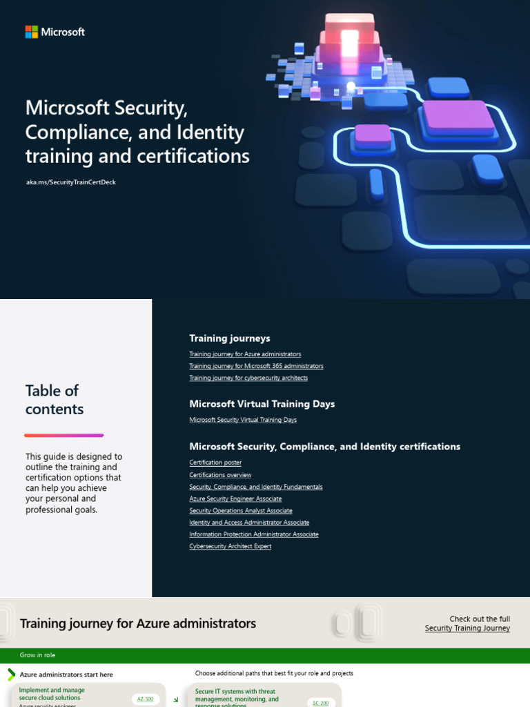 Microsoft Security Training & Certifications | PDF | Computer Security ...