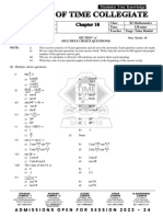 Grand Test of Chapter 10 XI