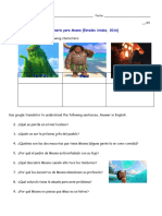 Moana Worksheet