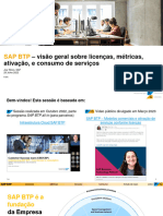 SAP BTP - Licenças, Métricas, Ativação, Consumo de Serviços (Portugues)