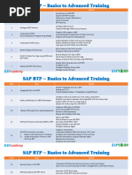 Training Break Up - SAP BTP - Basics To Advanced