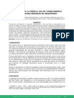 Entre A Teoria e A Prática: Uso de Conhecimentos Vernaculares Indígenas Na Arquitetura