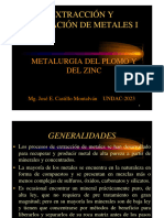 EXTRACCIÓN Y REFINACIÓN DE METALES I - 2023