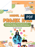 Modul Ajar IPAS tema 3 Dampak kemajuan TI thd Pend formal di Ind