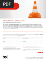 BSI ISO39001 Self Assessment UK en