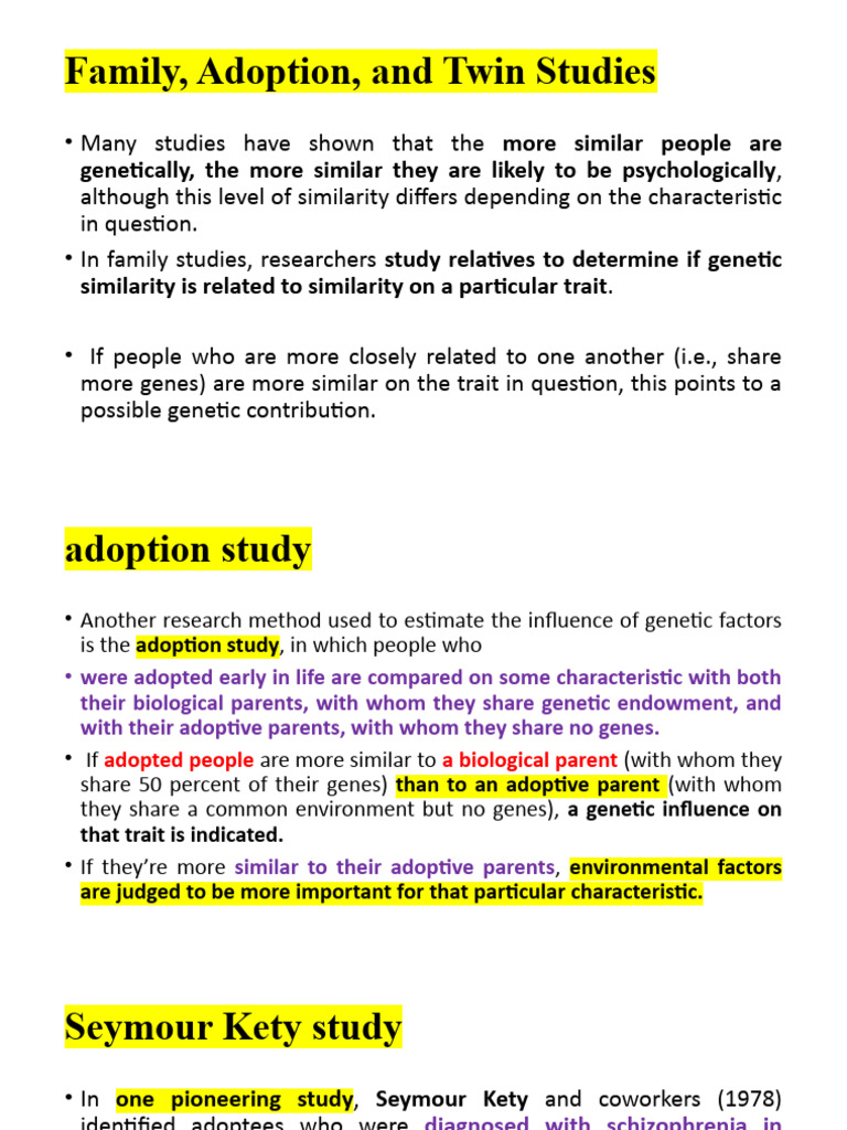 Family adoption and twin studies pdf