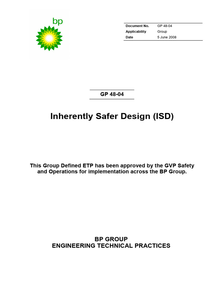 BP Guidance - ISD | PDF | Risk Management | Hazards