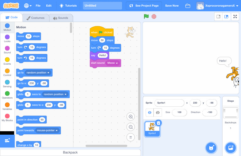 Scratch Programming Basics Guide | PDF