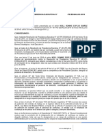Proyecto de Resolución de PE - Sobre Termino de Designacion y Descanso Medico (Neill Espejo Ibañez)