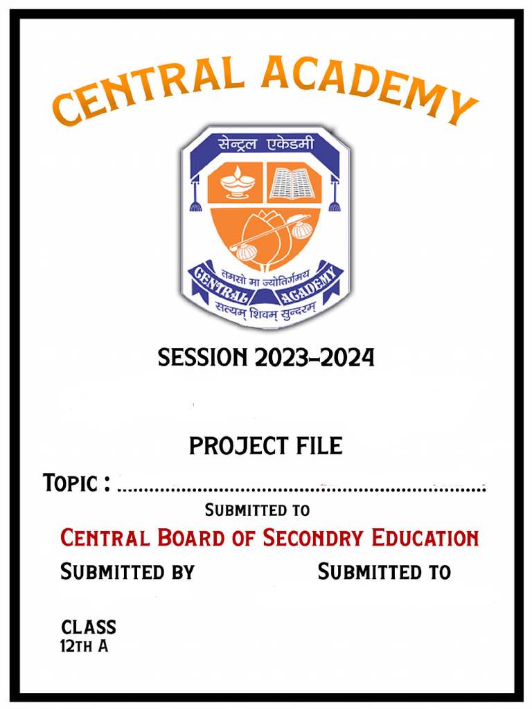Project File 2024 | PDF