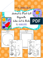 Animal & Plant Cell Organelle Color, Cut & Paste By: Clip Art by