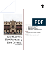 Arquitectura Neo Peruana y Neo Colonial - Grupo 9
