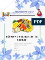 Tecnica Culinaria de Frutas Semana 10