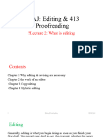 Editing & Proofreading (Lecture 2)