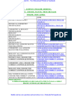 1th Science EM 1 Mark Online Tests English Medium PDF Download