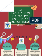 La Evaluacion Formativa en El Plan de Estudios 2022