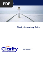 Clarity Inventory Suite User Manual 3.9