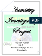Investegatory Project Chemistry