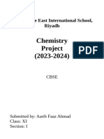Chemistry Project - Aarib