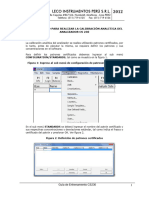 Calibracion Analitica CS230 LECO