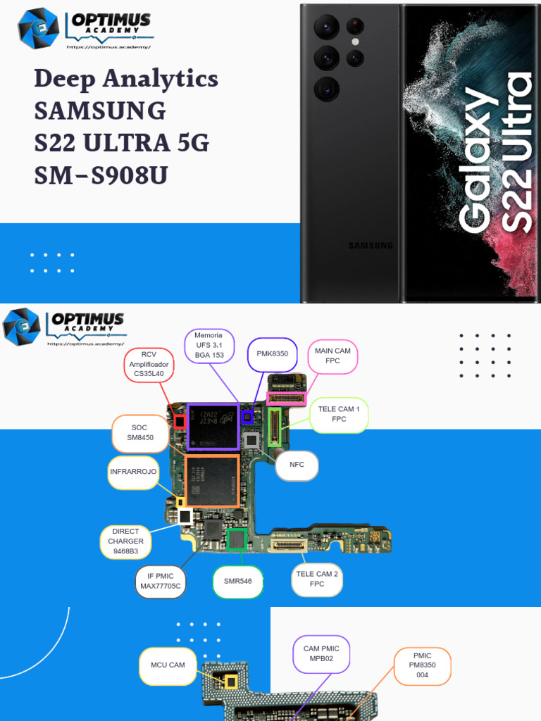 Samsung S22 Ultra Component Overview | PDF | Mobile Telecommunications ...