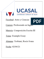 Example Essay-Composición Escrita III-Rocío Ivana Trobiani