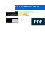 Planilha de Orçamentos para Freelancer