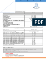 ATLANTIS - Price Sheet