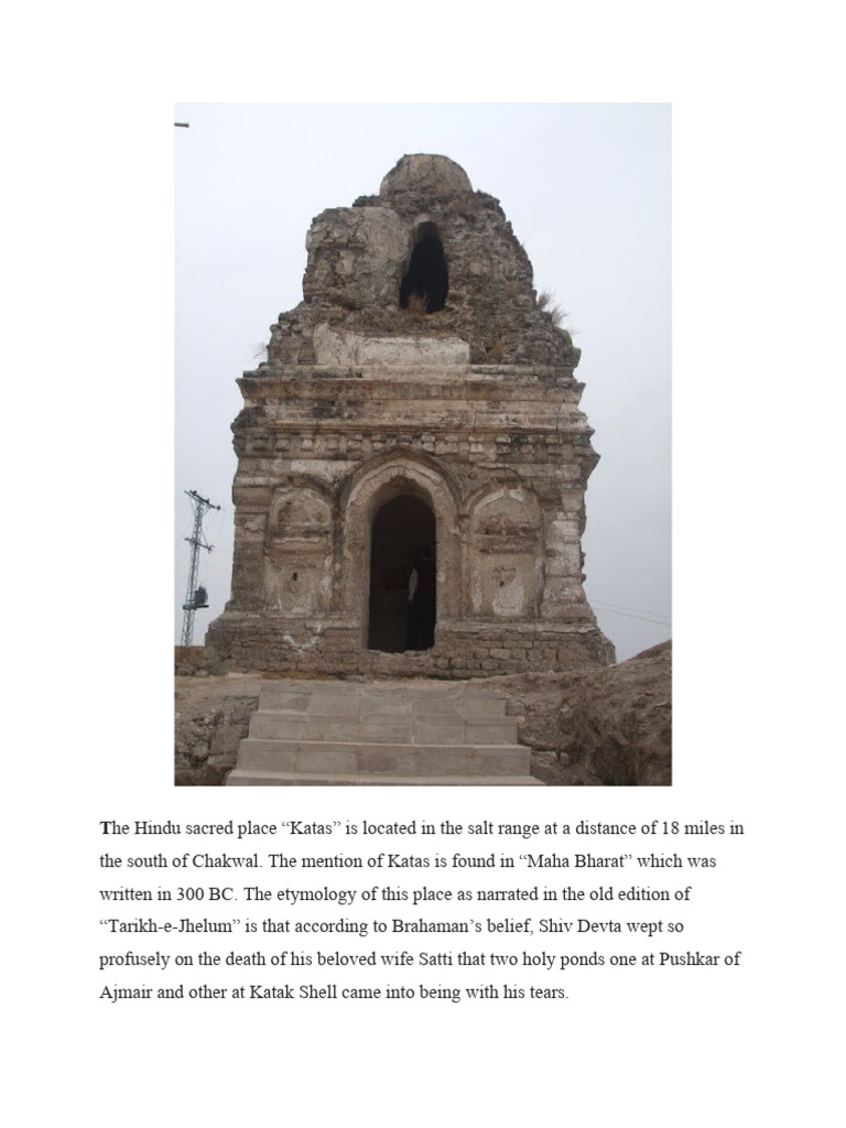 Katas: Sacred Hindu Site in Punjab | PDF