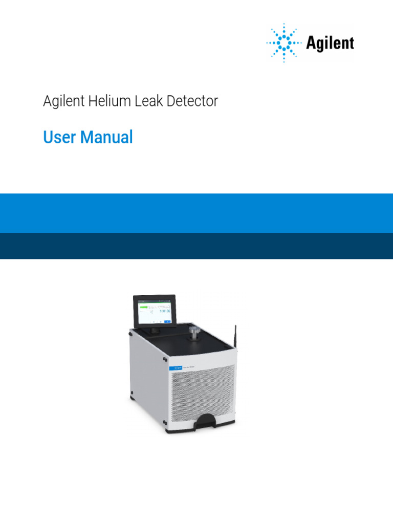 Helium Leak Detector | PDF | Electromagnetic Compatibility ...
