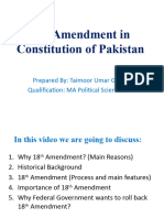 18th Constitutional Amendment