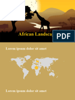 African Landscape Presentation - Template