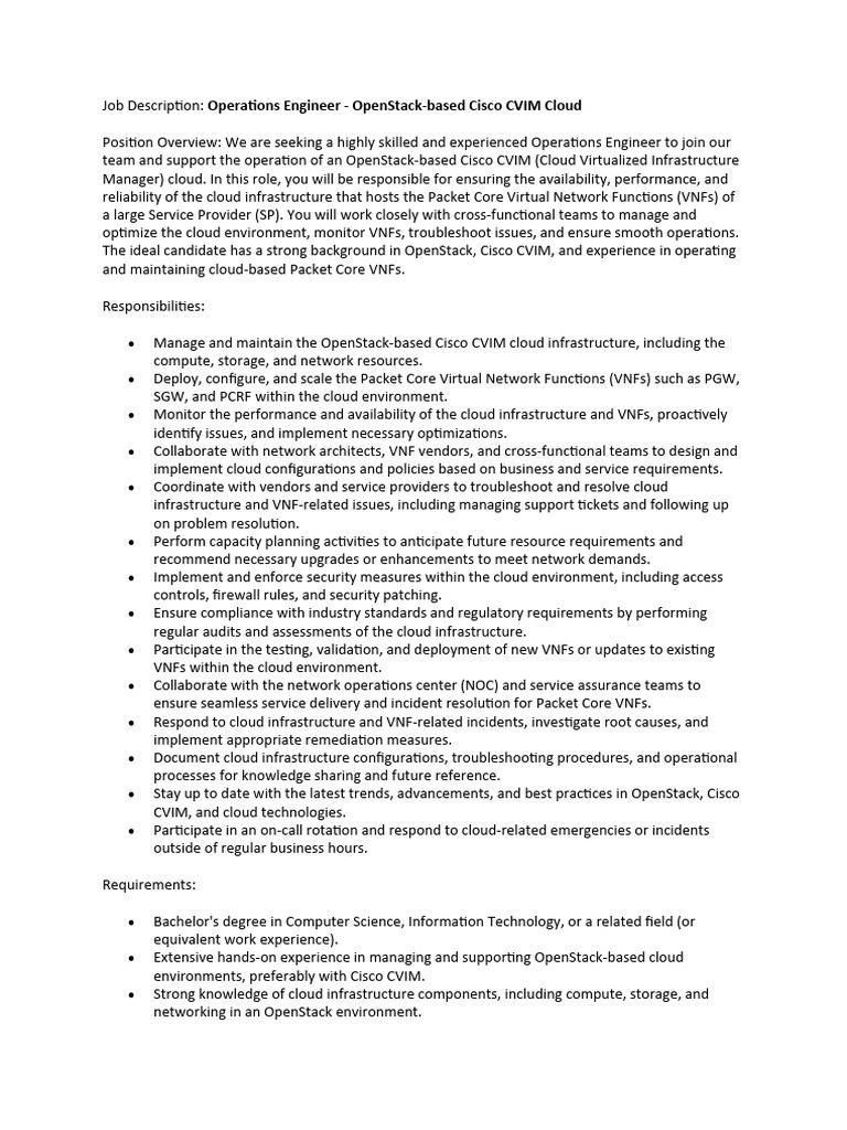 WHAT IS CLOUD COMPUTING JOB DESCRIPTION intelligence overview