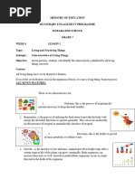 Grade 7 Integrated Science Week 6 Lesson 1