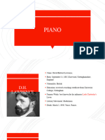 PIANO D.H. Lawrence