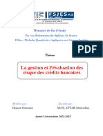 Pfe Gestion Et Evaluation Des Risques Bancaires 2023 MASS DRGAOUI Final