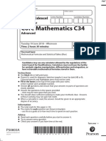 June 2018 (IAL) QP - C34 Edexcel