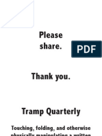 Tramp Quarterly Issue One