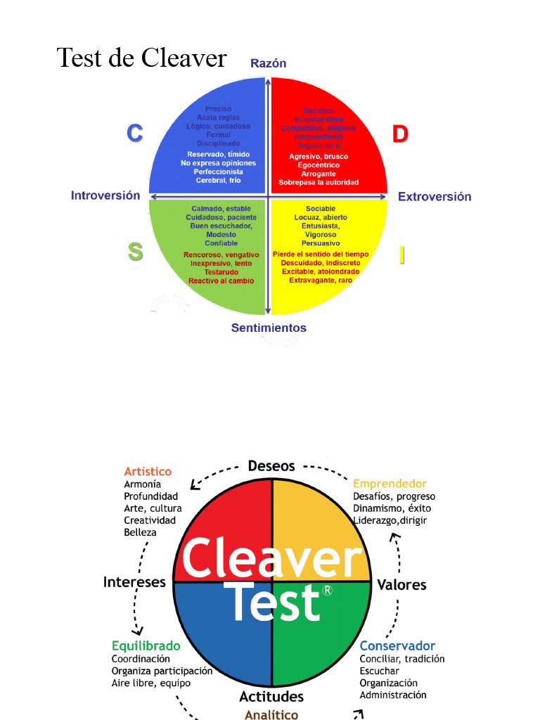 Test de Cleaver Interpretacion PDF