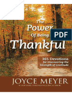 La Puissance de La Reconnaissance - 365 Méditations Pour Découvrir L'impact de La Gratitude - Joyce Meyer PDF