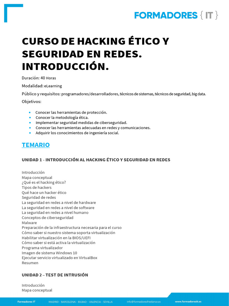 Hacking Etico Redes Pdf Red Privada Virtual Cortafuegos Informática