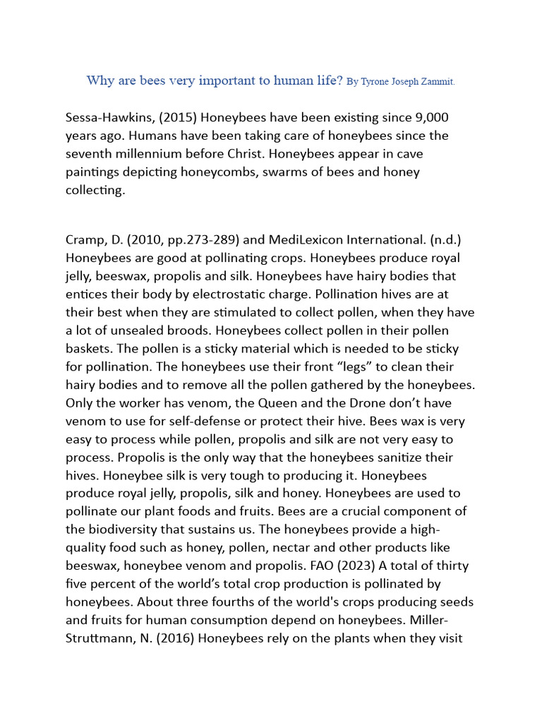 Pollination Pdf Honey Bee Pollination