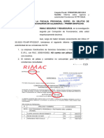 Escrito Informa Sobre Constancias SCTR Fiscalia Cajamarca