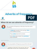ENGLISH CLASS Adverbs of Frequency