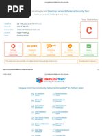 Website Security Test - ImmuniWeb