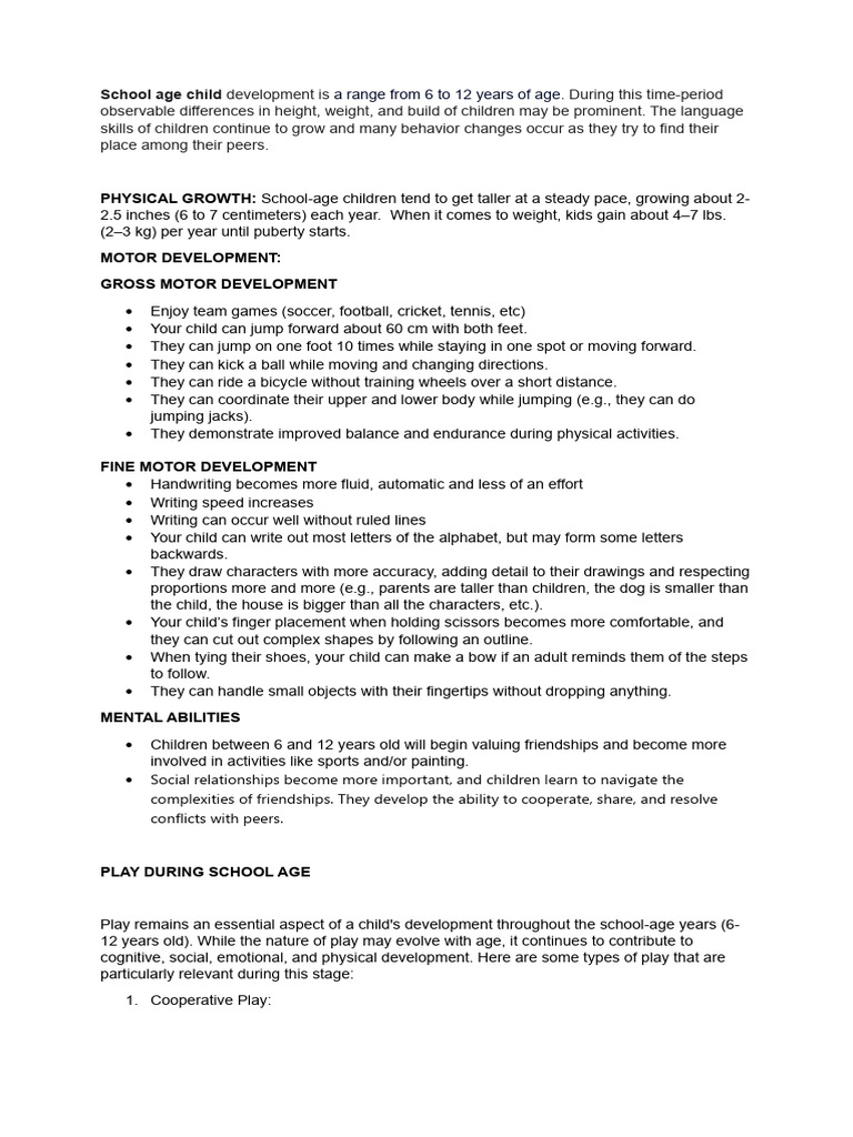 School age child development is download free pdf mental health