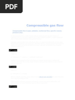 Compressible Gas Flow