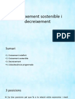 Creixement Sostenible I Decreixement - PPTM