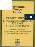 FUEYO LANERI, Fernando. "Cumplimiento e Incumplimiento de Las Obligaciones".